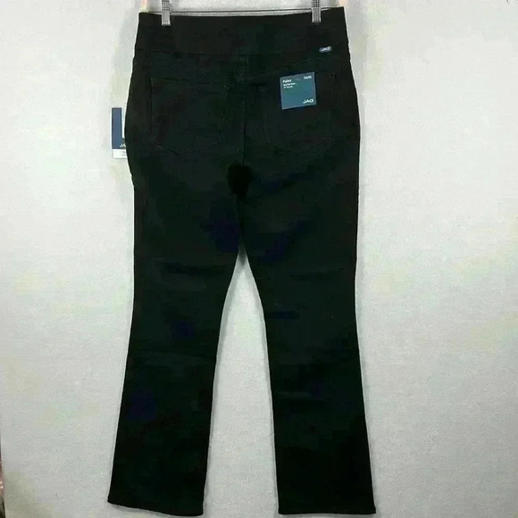 Jag Women’s Jeans Size 12/31 Black Mid Rise Boot Cut Pull-On NWT - Picture 3 of 10